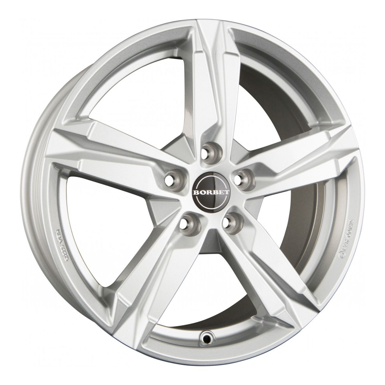 BORBET DESIGN T10 crystal silver 6.5Jx16 5x112 ET46