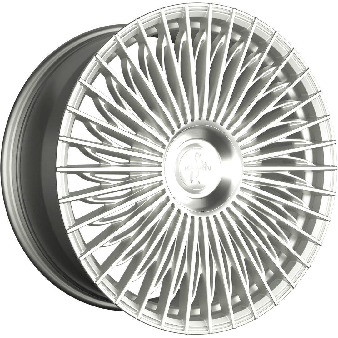 KESKIN WHEELS KT X1 EXCLUSIVE silver front polished 9.5Jx21 5x112 ET20