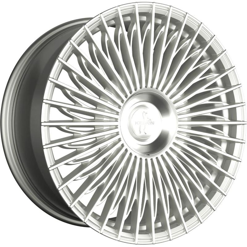 KESKIN WHEELS KT X1 EXCLUSIVE silver front polished 9.5Jx21 5x112 ET20