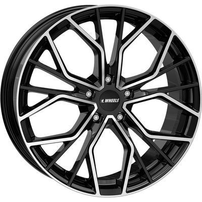ITWHEELS TIARA shiny black polished front 8.0Jx19 5x108 ET45
