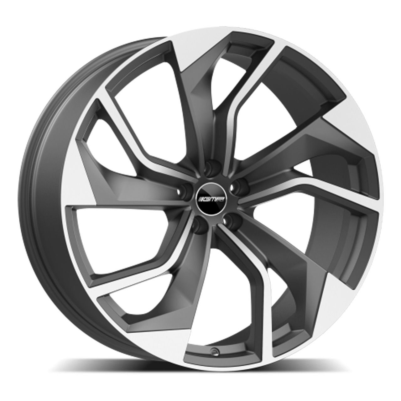 GMP REBEL matt anthracite diamond 10.0Jx23 5x112 ET18