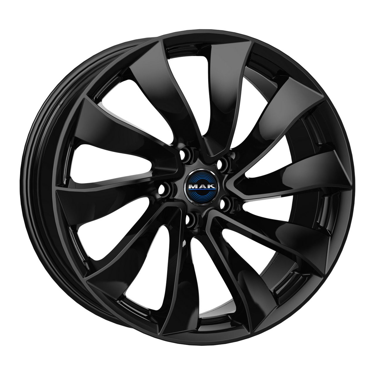 MAK SOLAR gloss black 8.5Jx18 5x114 ET40