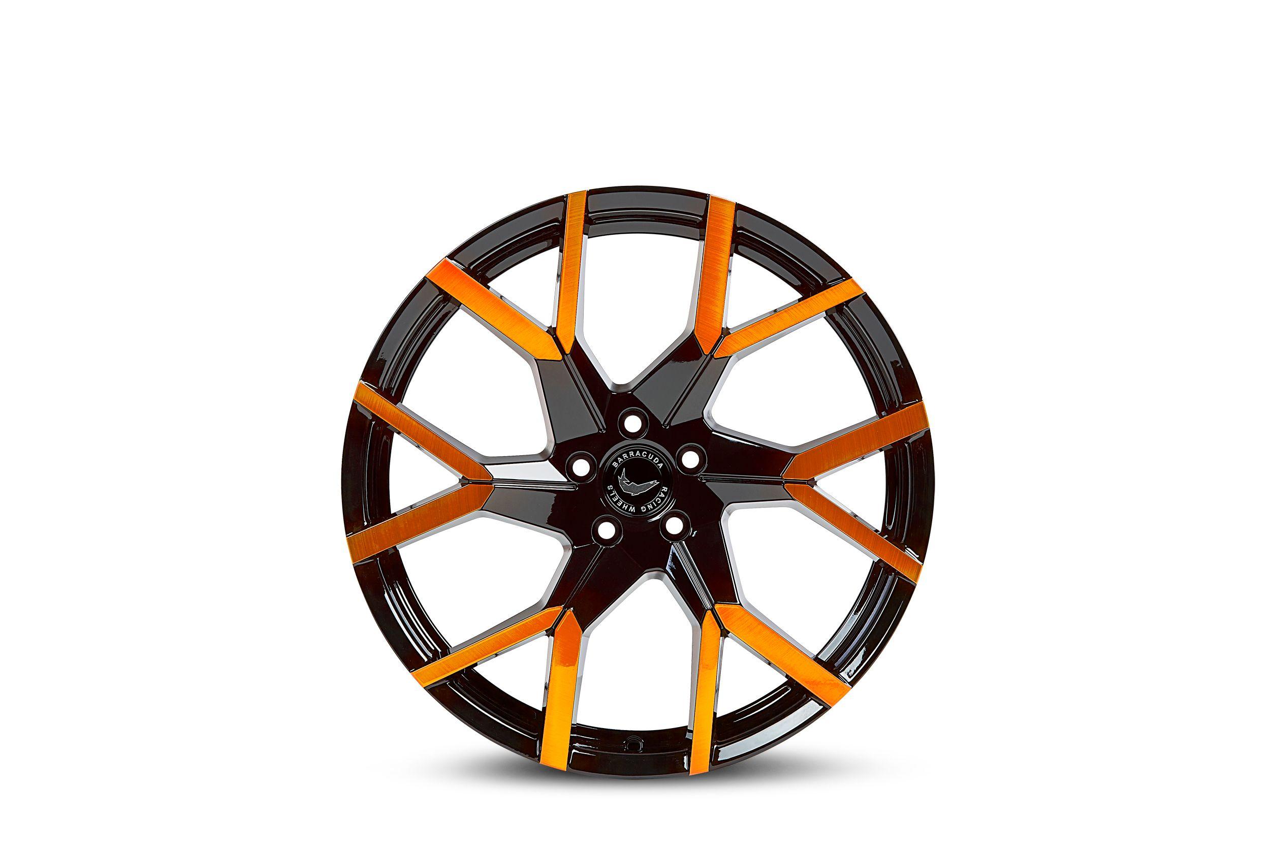 BARRACUDA TZUNAMEE EVO black gloss flashorange 9.0Jx20 5x112 ET30
