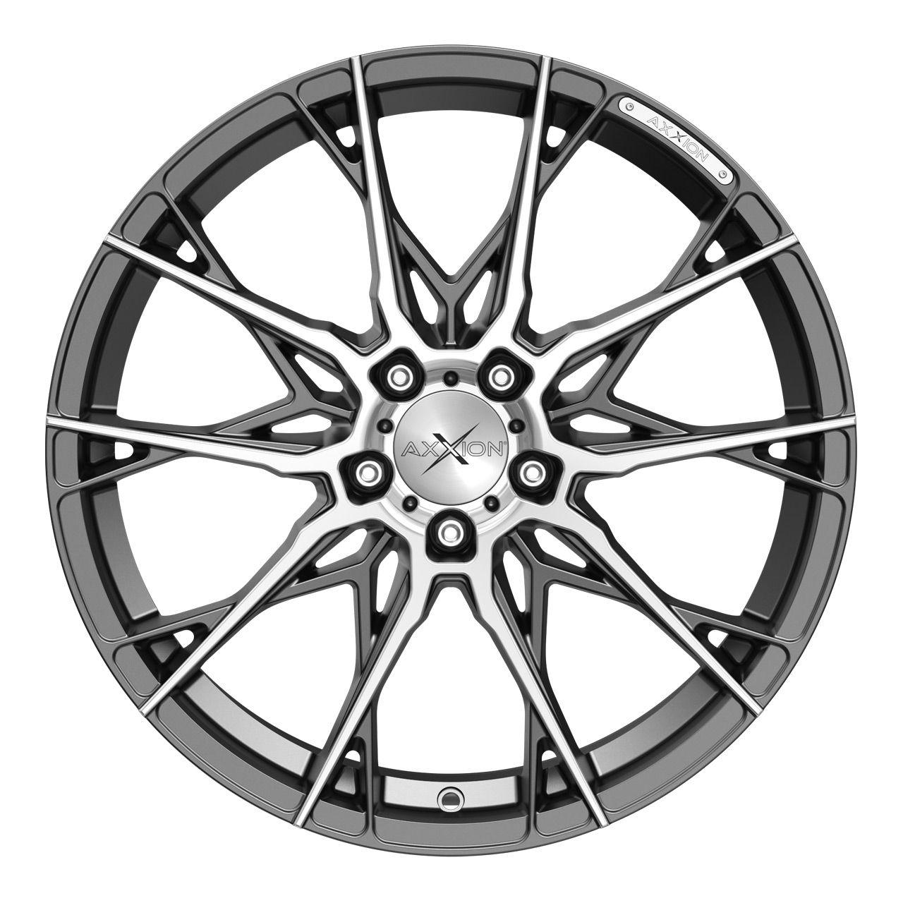 AXXION AXXION X1 dark gunmetal matt polished 8.5Jx19 5x112 ET35
