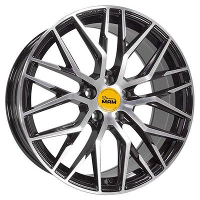 MAM WHEELS MAM RS4 black front polished 8.5Jx19 5x108 ET45