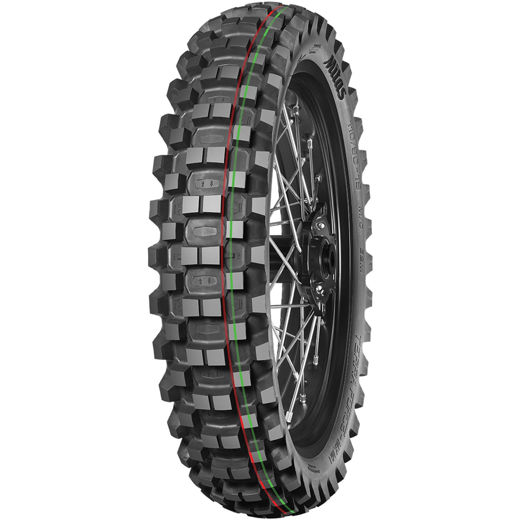 MITAS 60/100 - 12 M/C TT 36M TERRA FORCE-MX MH (RED-GREEN) (IND)