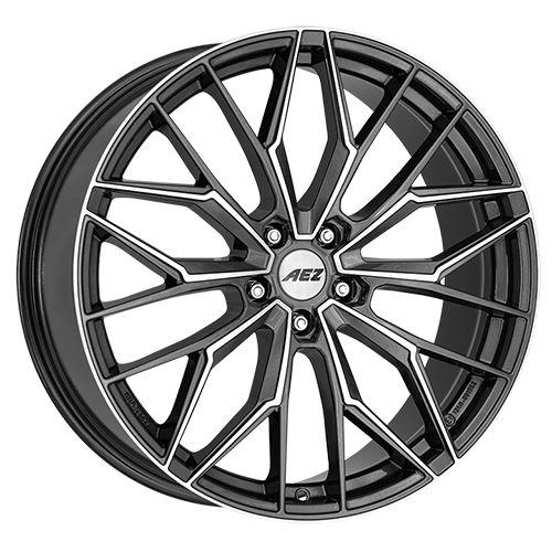 AEZ PORTO DARK gunmetal/front-polished 8.0Jx18 5x112 ET44