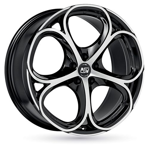 MSW (OZ) MSW 82 gloss black full polished 8.0Jx18 5x110 ET40