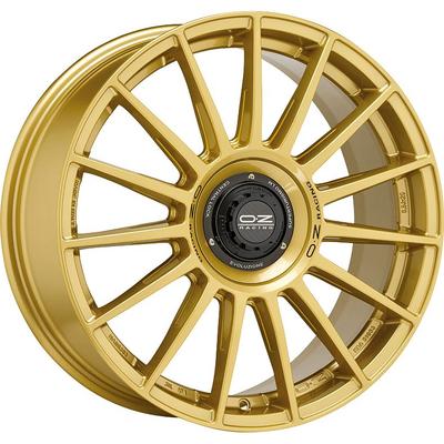 OZ SUPERTURISMO EVOLUZIONE race gold + black lettering 8.0Jx18 5x114.3 ET45