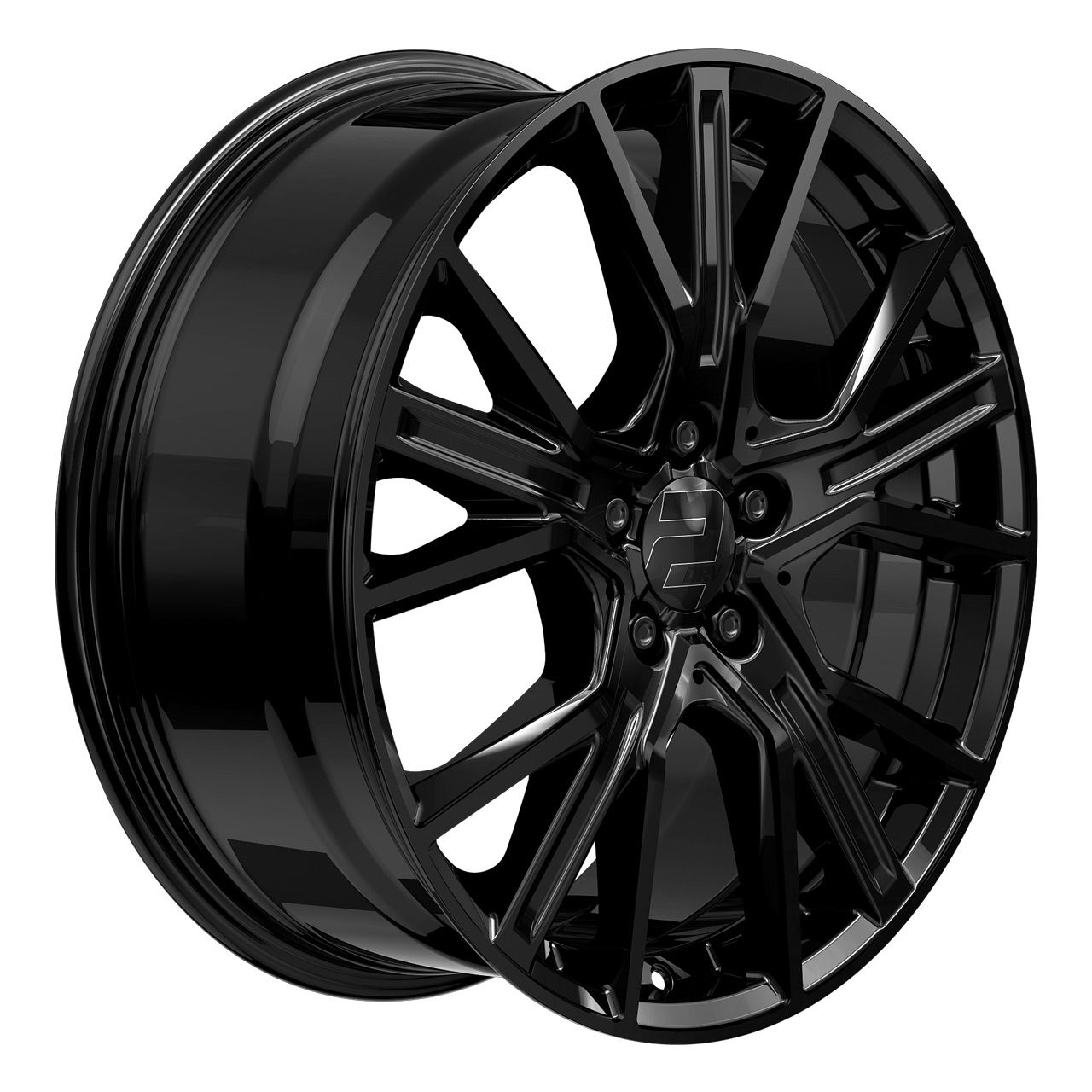 WHEELWORLD-2DRV WH34 black glossy painted 8.0Jx19 5x112 ET48