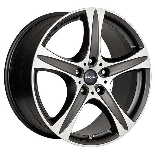 RONAL RONAL R55 SUV mattschwarz-frontkopiert 7.5Jx17 5x112 ET55