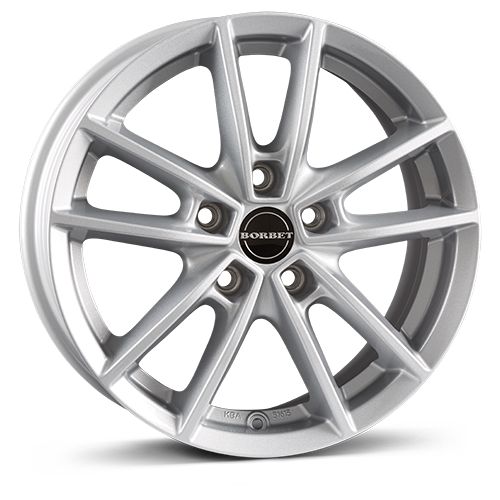 BORBET DESIGN W kristallsilber 8.0Jx18 5x112 ET44
