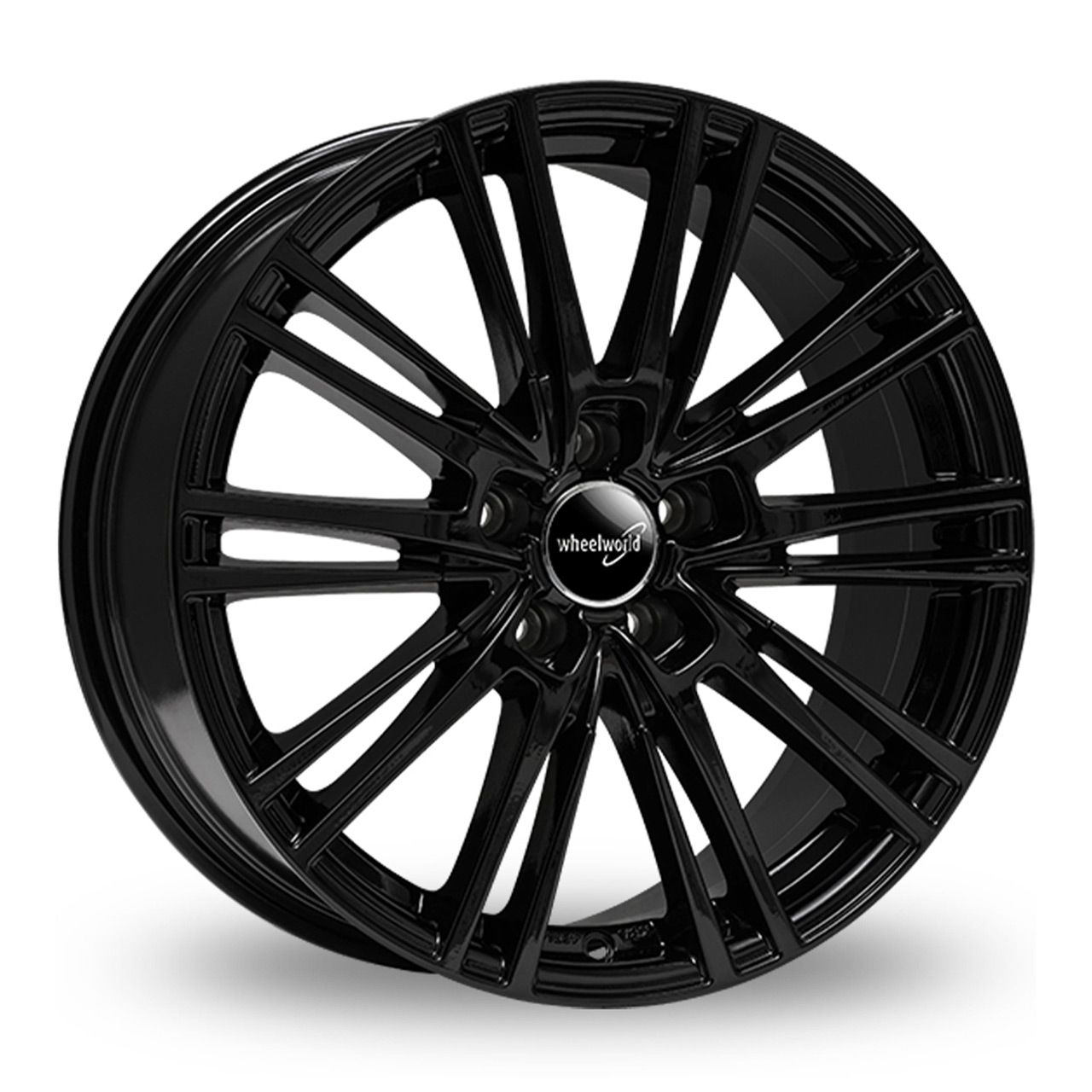 WHEELWORLD-2DRV WH18 black glossy painted 8.5Jx19 5x112 ET35