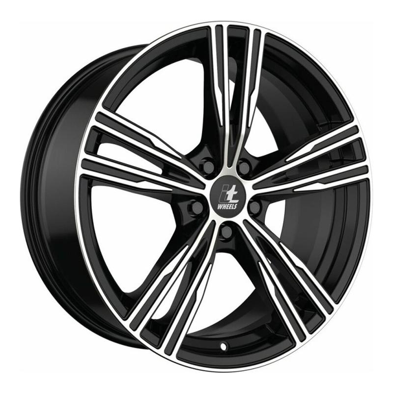 ITWHEELS AMOS glanzschwarz poliert 8.0Jx18 5x114.3 ET40