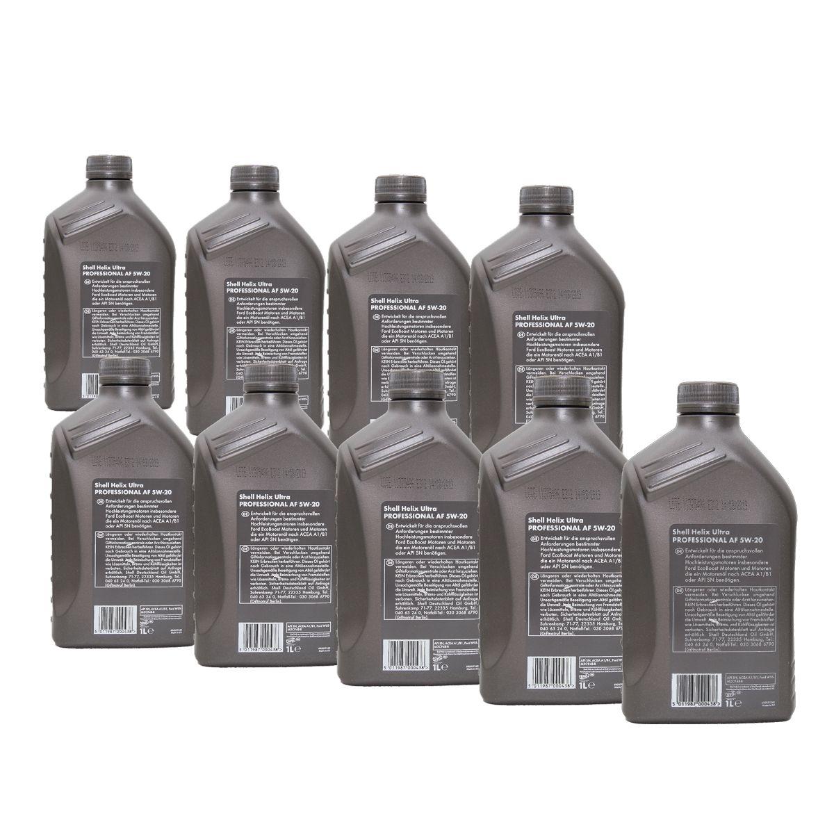 Shell Helix Ultra Professional AF 5W-20 9x1 Liter