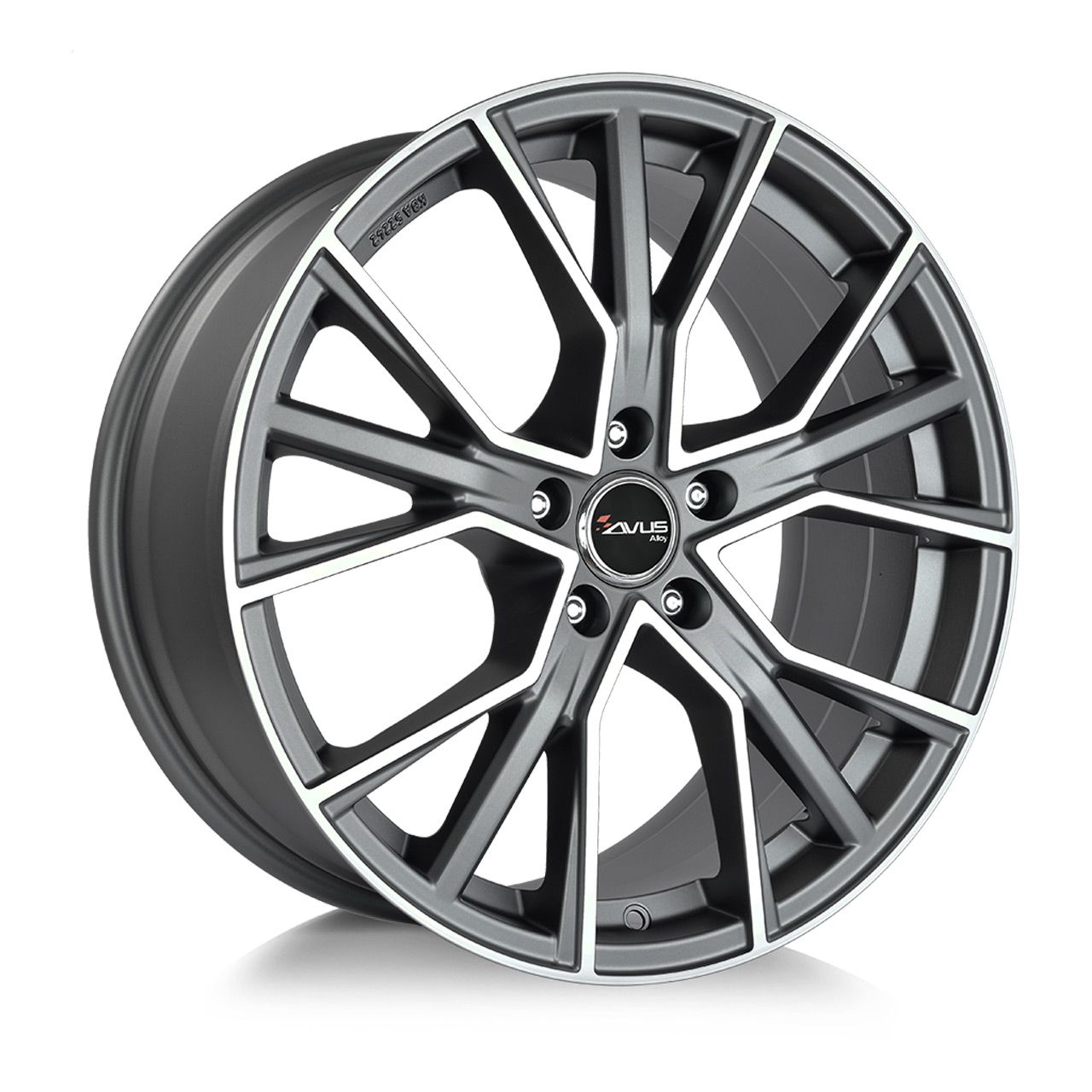 AVUS RACING AF18 matt anthracite polished 10.0Jx22 5x112 ET35