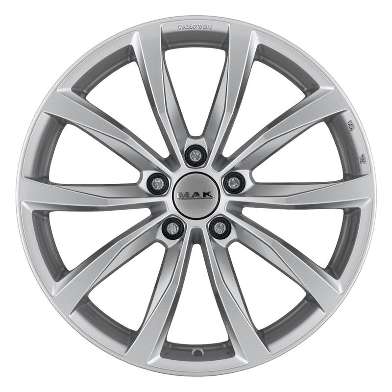MAK WOLF silber 7.0Jx18 5x112 ET45