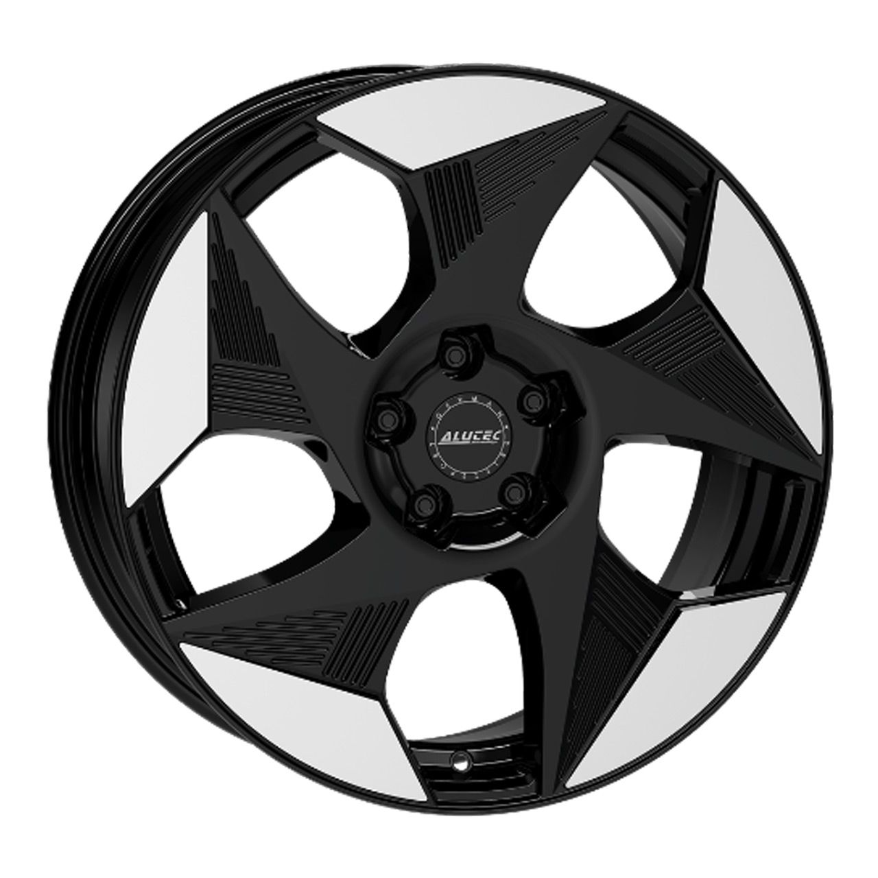 ALUTEC SOLAR diamantschwarz frontpoliert 8.0Jx19 5x112 ET36