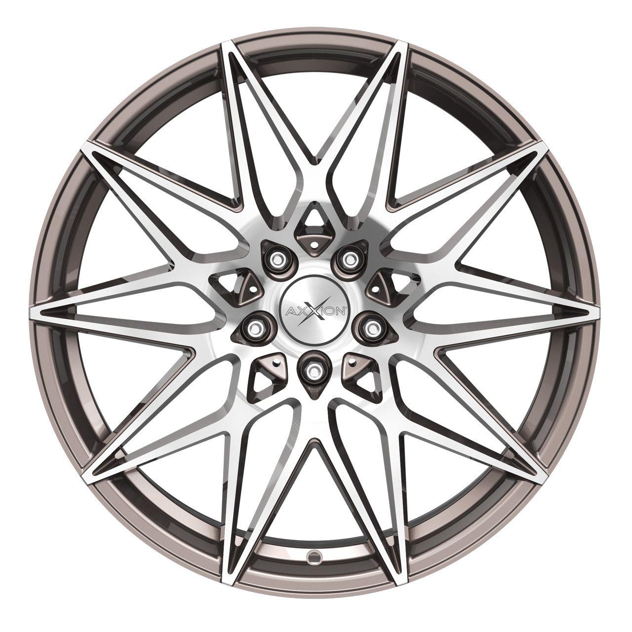AXXION AX9 platinum grey full machined 9.0Jx21 5x112 ET42
