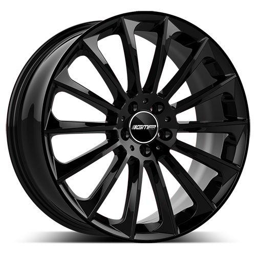 GMP STELLAR schwarz glänzend 7.5Jx17 5x112 ET45