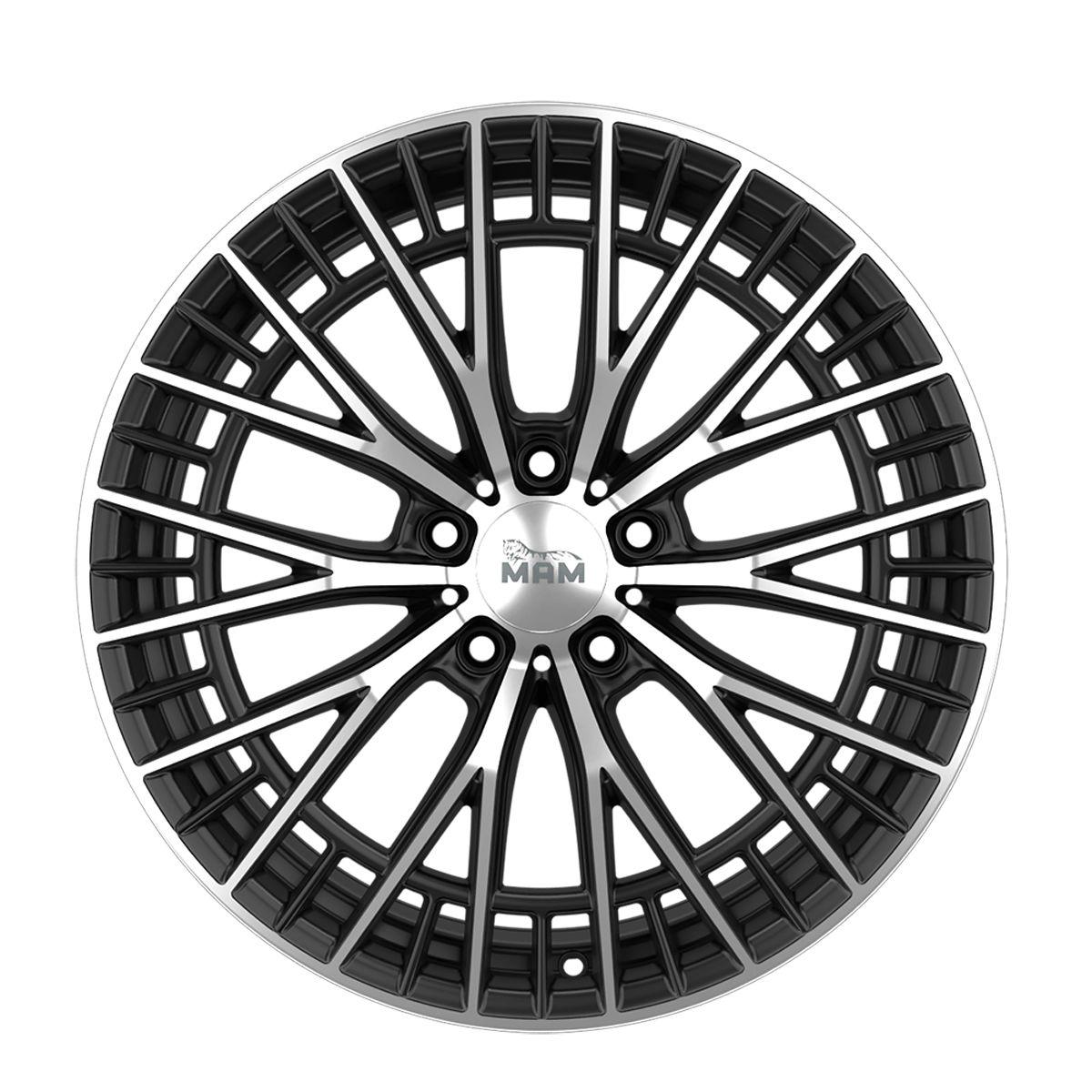 MAM WHEELS MAM GT2 black front polished 8.5Jx19 5x112 ET30.1