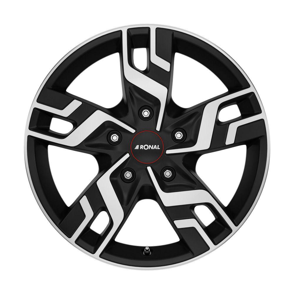 RONAL RONAL R64 jetblack-matt-frontkopiert 7.0Jx17 5x130 ET60