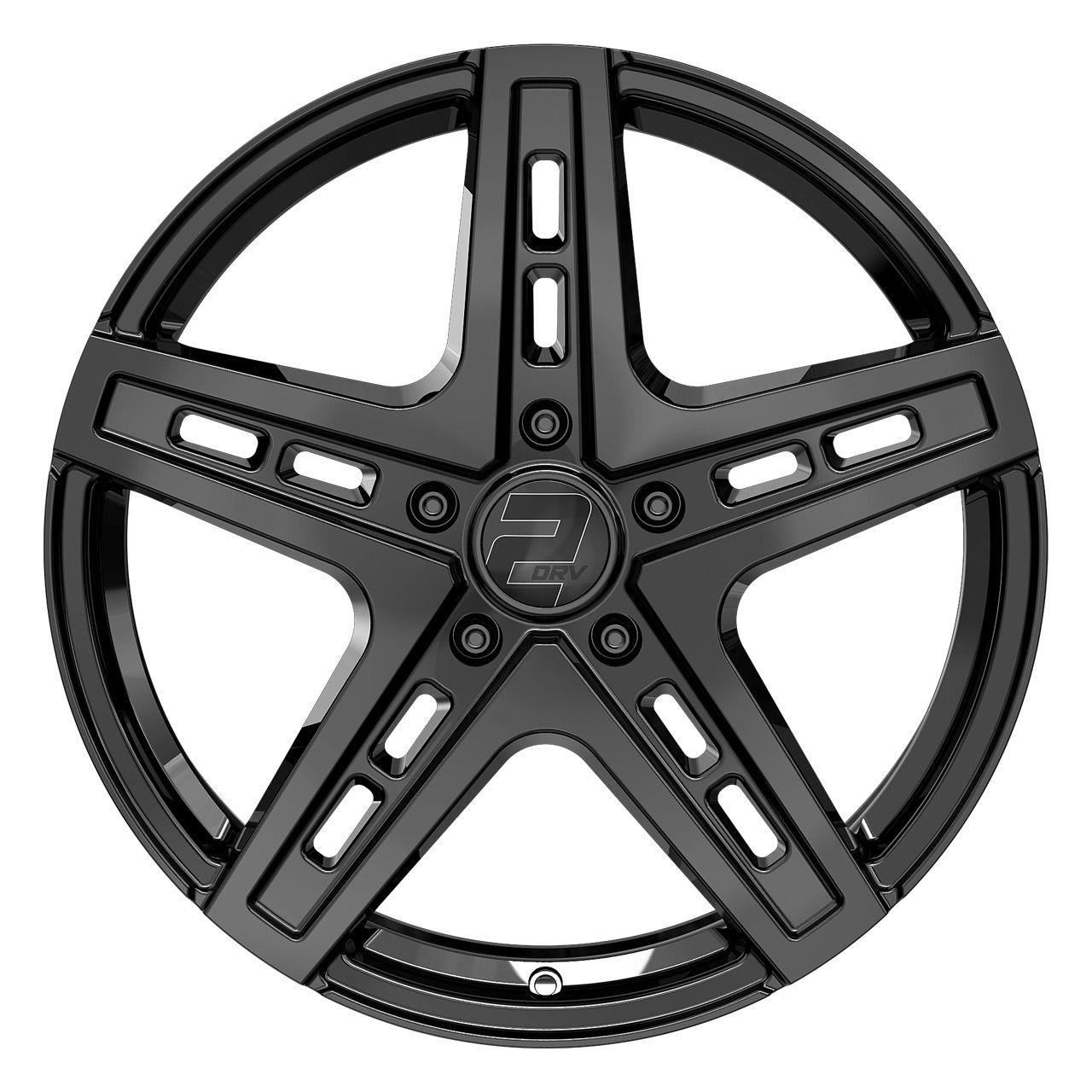 WHEELWORLD-2DRV WH38 black glossy painted 9.0Jx20 5x108 ET40