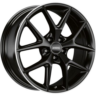 RONAL R75 jetblack-matt-hornkopiert 8.0Jx18 5x112 ET32.6