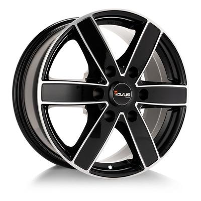 AVUS RACING AC-V61 black polished 6.5Jx16 6x125 ET68